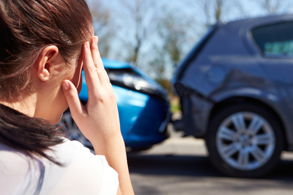Man with whiplash pain